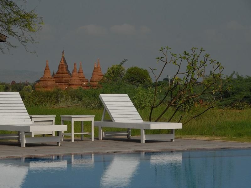 Kumudara Hotel Bagan Bagian luar foto